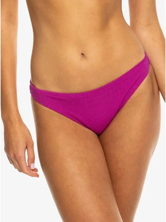$44 ROXY Women’s Aruba Moderate Bikini Bottom In Pink Size M