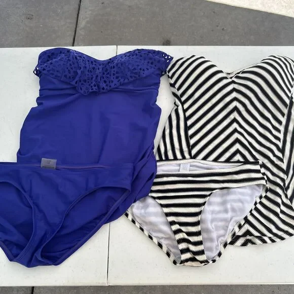 2‎ Womens Small Maternity Swimwear SWIM Motherhood Maternity Jessica Simpson EUC