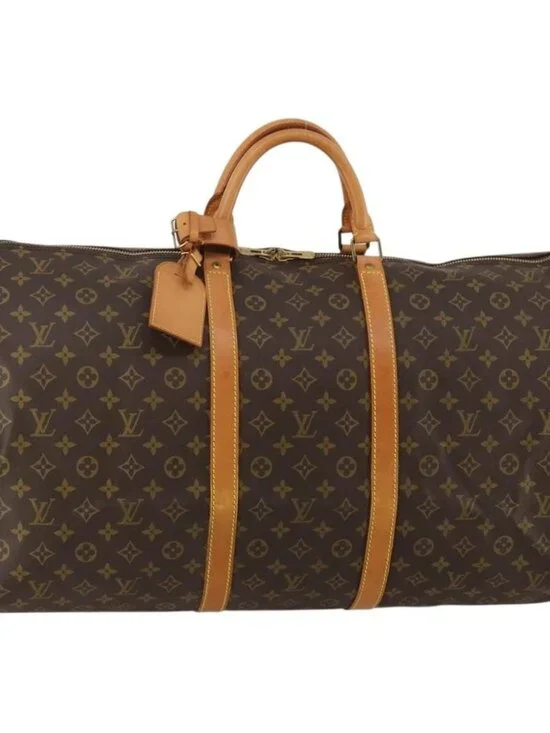 LOUIS VUITTON Monogram Keepall 60 Boston Bag M41422 LV Auth ep14883V