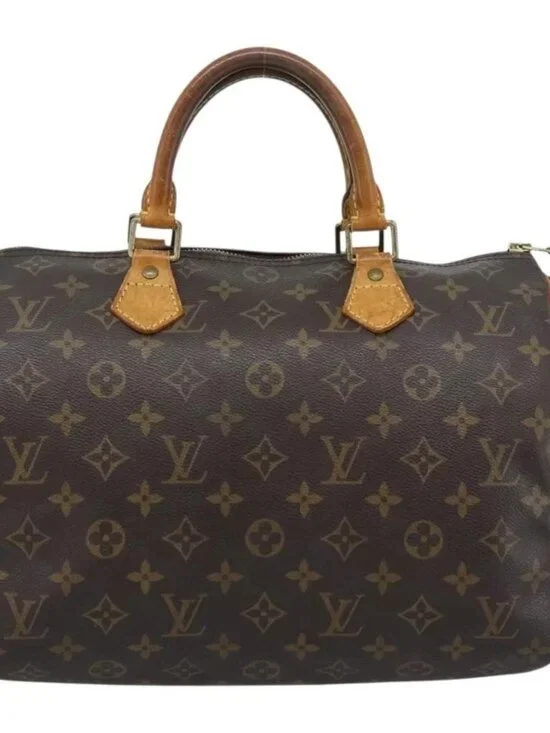 LOUIS VUITTON Monogram Speedy 30 Hand Bag M41526 LV Auth 189239