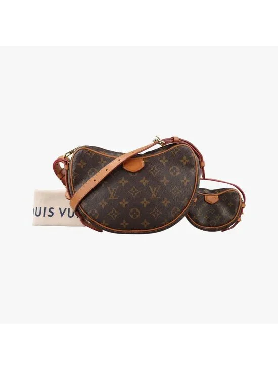 Louis Vuitton Croissant MM Brown Monogram Canvas Shoulder