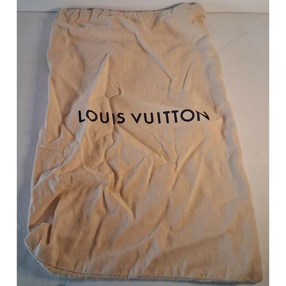 Authentic Louis Vuitton Dust Bag 11x18 Drawstring Cotton Storage Bag