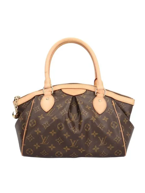 Louis Vuitton Tivoli PM Monogram Handbag Canvas Brown