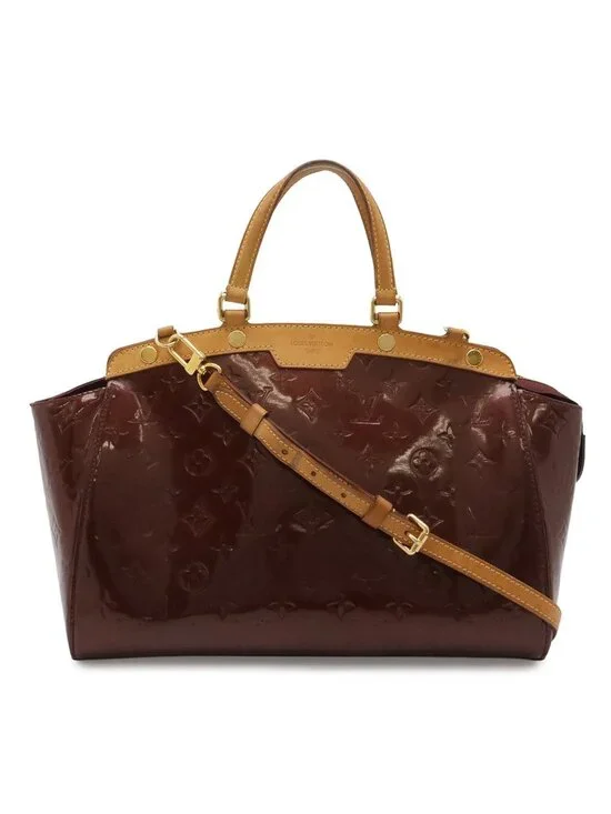 Louis Vuitton Monogram Vernis Blair MM Tote 2-Way Shoulder Bag Enamel Rouge