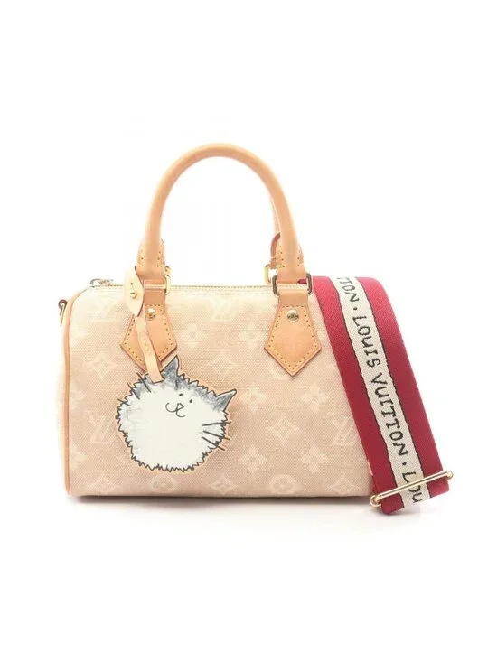 Louis Vuitton Handbag Speedy Bandouliere 20 2-Way Canvas Leather