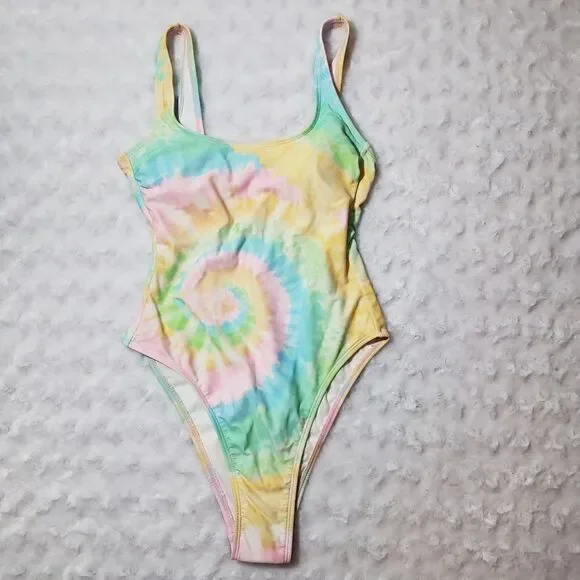 Stoney Clover Lane x Target XXS tie dye swimsuit