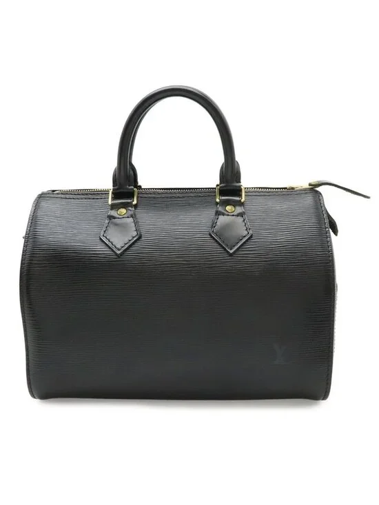 Louis Vuitton Epi Speedy 25 Mini Boston Bag Noir Black Gold