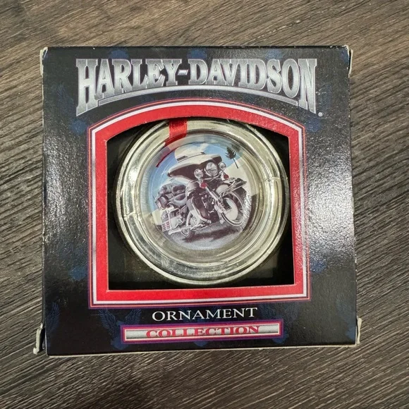 Vintage 1999 Cavanagh Harley Davidson Motorcycles Gas Cap Christmas‎ Ornament