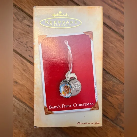 Hallmark Baby's 1st First Christmas - Silver Cup 2004 Hallmark Ornament