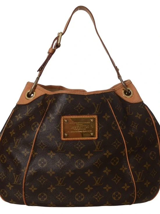 ♥️Louis Vuitton Galliera MM Monogram Canvas Shoulder Bag in Brown and Tan♥️