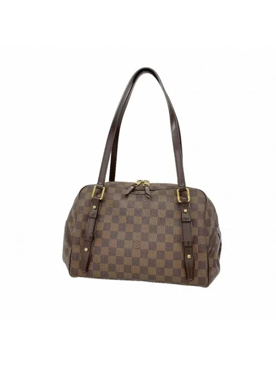 Louis Vuitton Shoulder Bag Damier Rivington GM Ebene