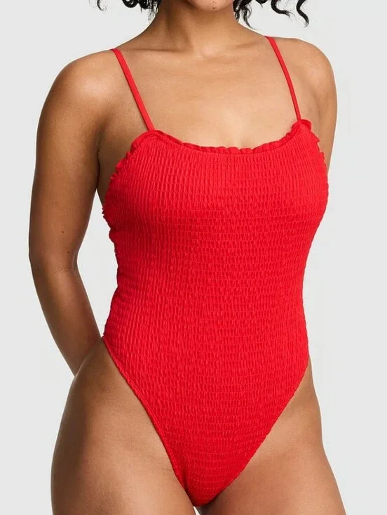 VS PINK by Frankies Bikinis Reign One Piece Sz Large NWT