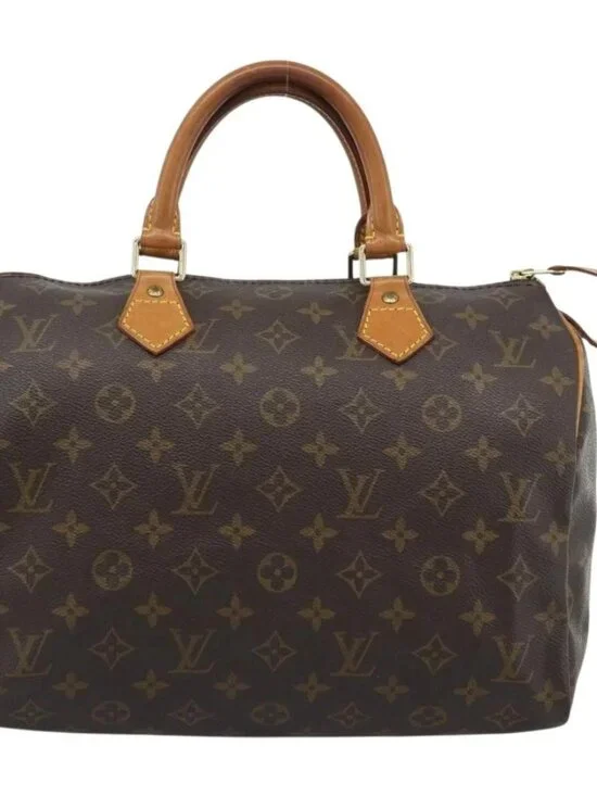 LOUIS VUITTON Monogram Speedy 30 Hand Bag L002 LV Auth 187950A