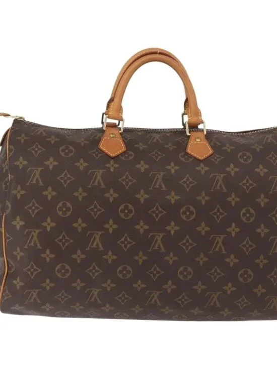 LOUIS VUITTON Monogram Speedy 40 Hand Bag M41522 LV Auth 187951V