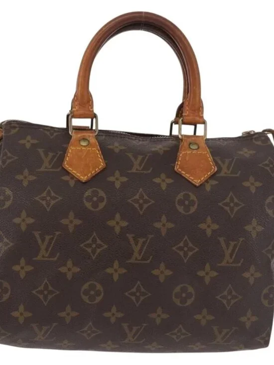 LOUIS VUITTON Monogram Speedy 25 Hand Bag M41528 LV Auth 187664