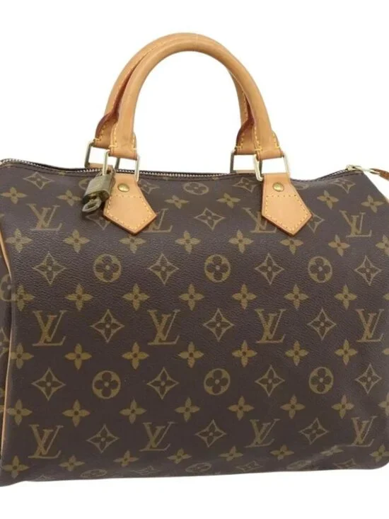 LOUIS VUITTON Monogram Speedy 30 Hand Bag M41526 LV Auth 181837SAV