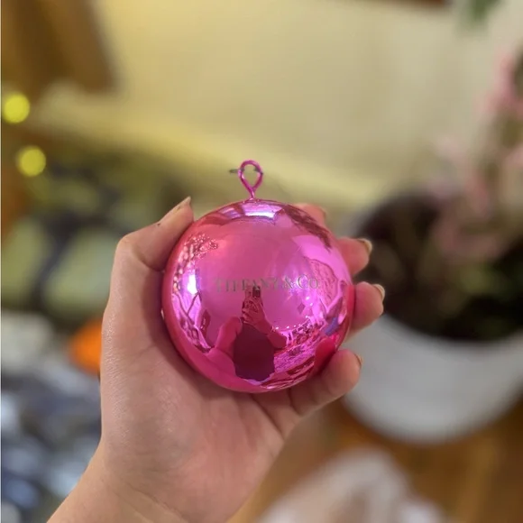 Tiffany and Co metal ornament Medium Size Pink