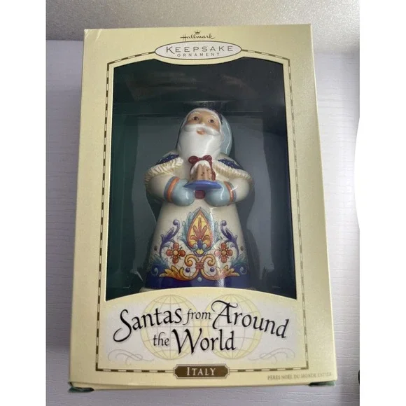 Hallmark Santas‎ From Around The World Italy 2004 Vintage Christmas Ornament