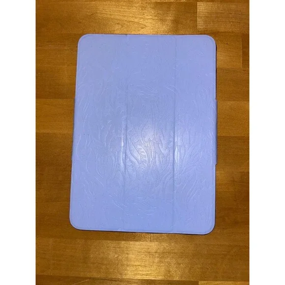 Heyday Brand Periwinkle Blue Debossed iPad Pro 4th Generation Case