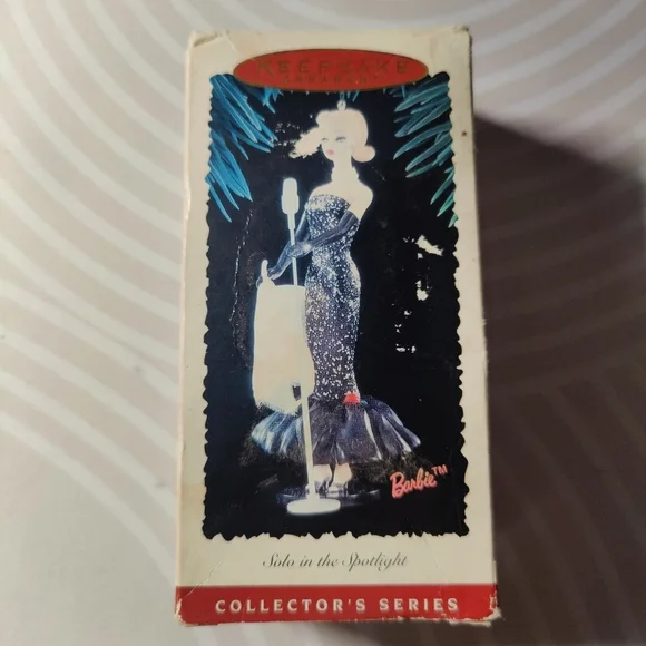 1995 Hallmark Keepsake Barbie Ornament | Solo in the Spotlight | Vintage NIB