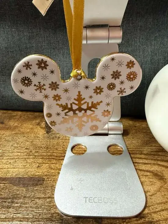 Disney Parks Magical Christmas Day Parade 2019 Mouse Snowflake Ceramic Ornament