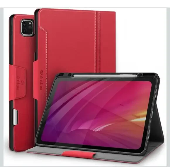 Open box Antbox for iPad Pro 11 Inch Case M5 2025/M4 2024, Built-in Pencil Holde