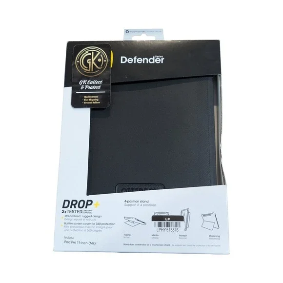 Nn3O OtterBox Case For Apple iPad Pro 11-inch M4 - Blk‎ Defender Series Open Box
