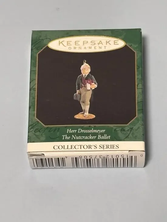 1997 Hallmark Nutcracker Ballet Herr Drosselmeyer Miniature Keepsake Ornament