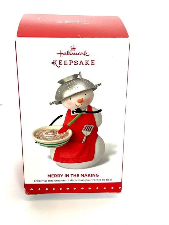 Hallmark 2015 Merry In The Making Snowman Ornament