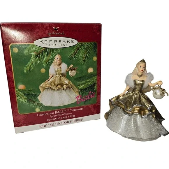 Hallmark Keepsake Celebration Barbie Doll Ornament Special 2000‎ Edition New!