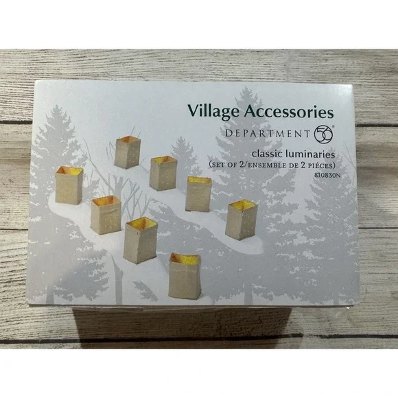 NIB Dept 56 Village Accessories Classic Luminaries 810830N New in Box Tub18