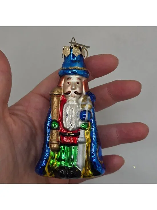 Christmas Ornament Glass Soldier Nutcracker Thomas Pacconi Museum Series 2003