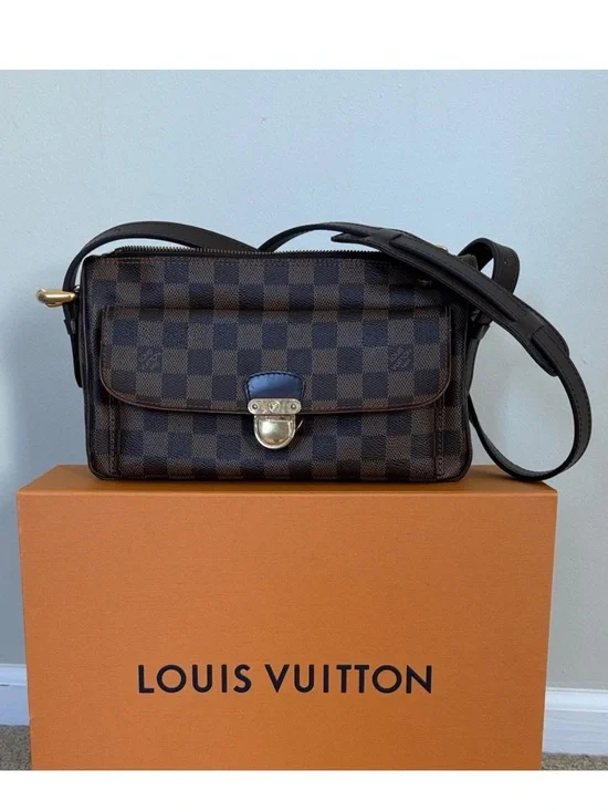 RARE DISCONTINUED Louis Vuitton Ravello Handbag with BOTH straps