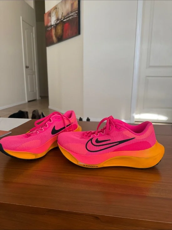 Nike Women's Running Shoes - Hot Pink with Orange Sole