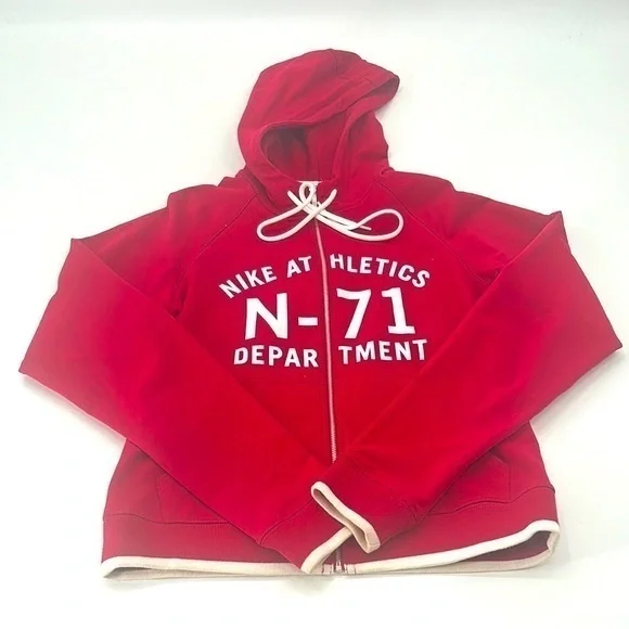 UEC Nike red zipper hoodie size XS