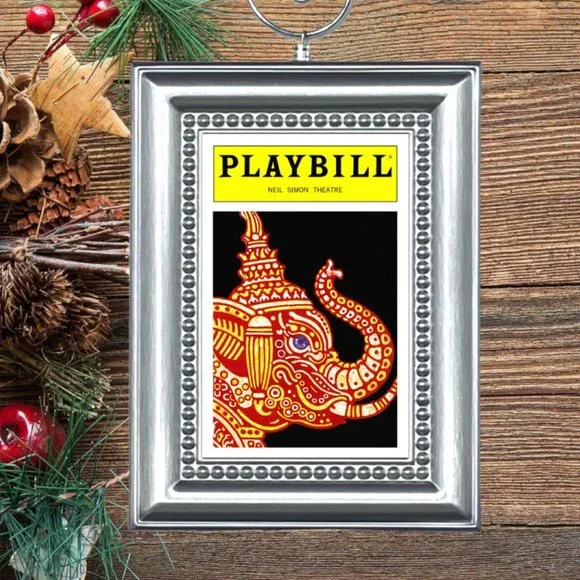 The King And I Broadway‎ Musical Playbill Christmas Tree Ornament