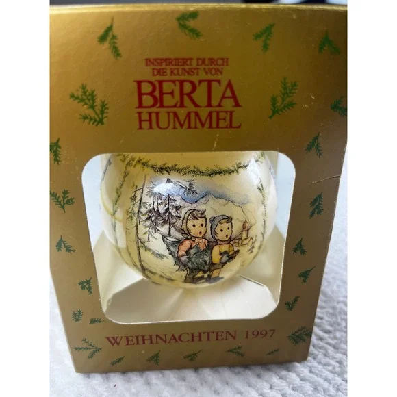 Berta Hummel Christmas Ornament 1997 Tree‎ Trimming Goebel Vintage Collectible