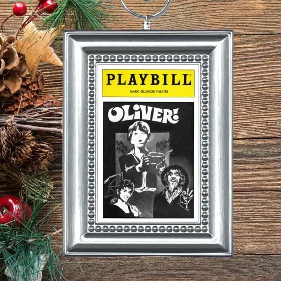 Oliver Playbill Musical‎ Broadway Memorabilia Christmas Tree Ornament