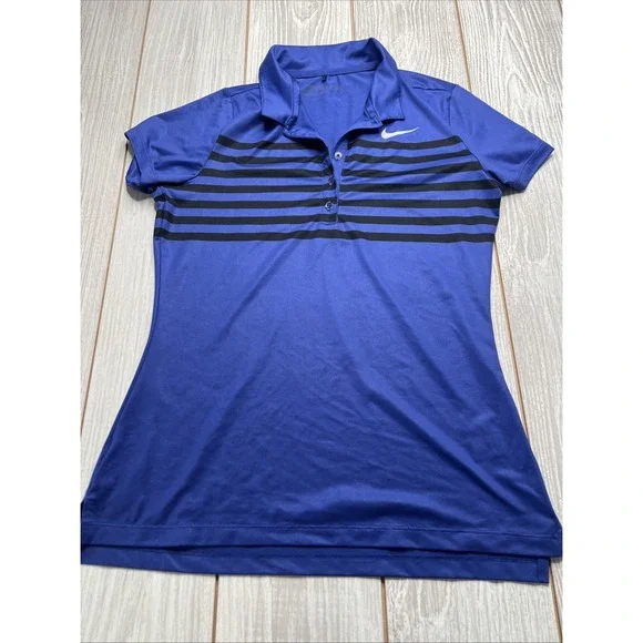 Nike Womens Golf Short Sleeve Polo Womens Size Small Purple