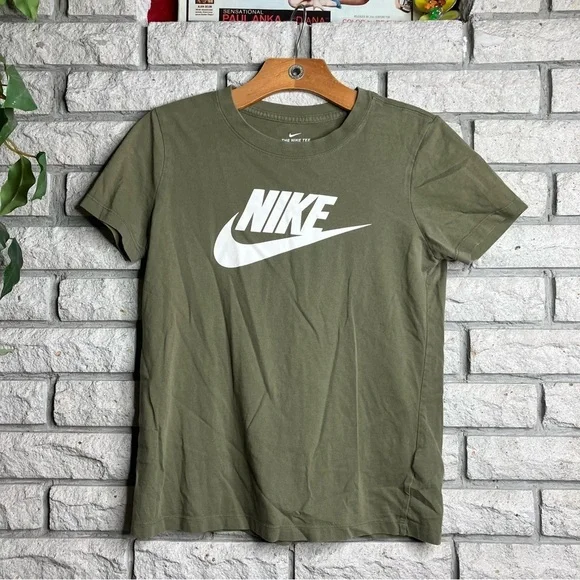 The Nike Tee Olive Green Short Sleeve