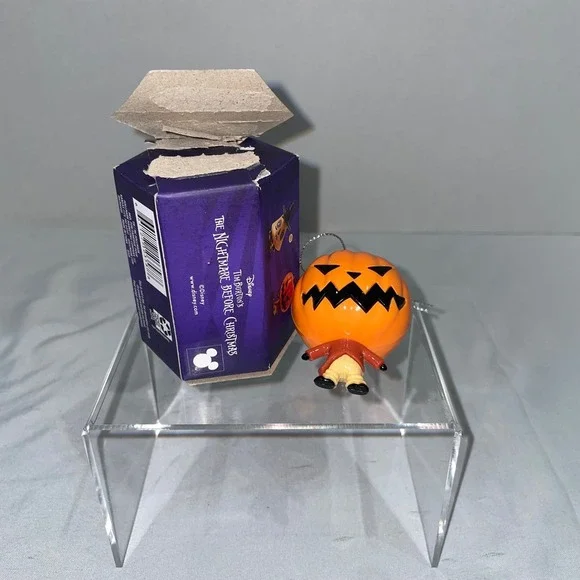 Hallmark Mystery Disney Nightmare Before Christmas Pumpkin King Ornament Rare
