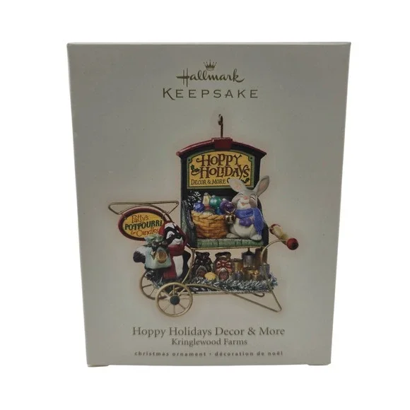 Hallmark Keepsake Hoppy Holidays Kringlewood Farms‎ 2007 Ornament Box