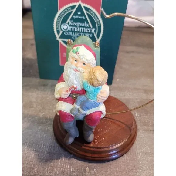 Hallmark 1991 secrets for Santa‎ AS IS ornament Xmas decor