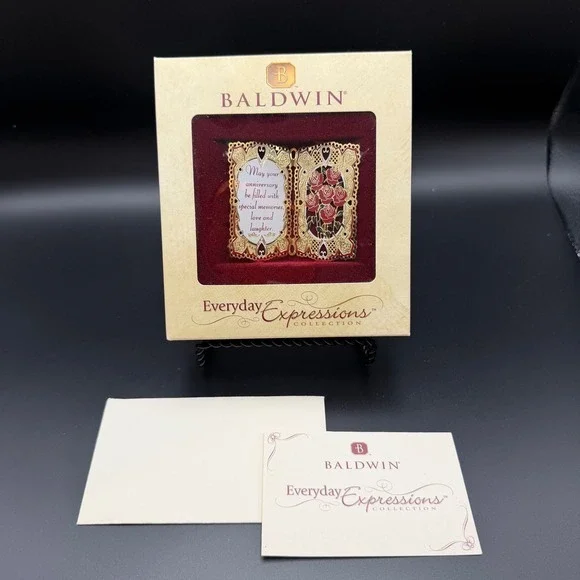 Baldwin Everyday‎ Expressions Anniversary Ornament New