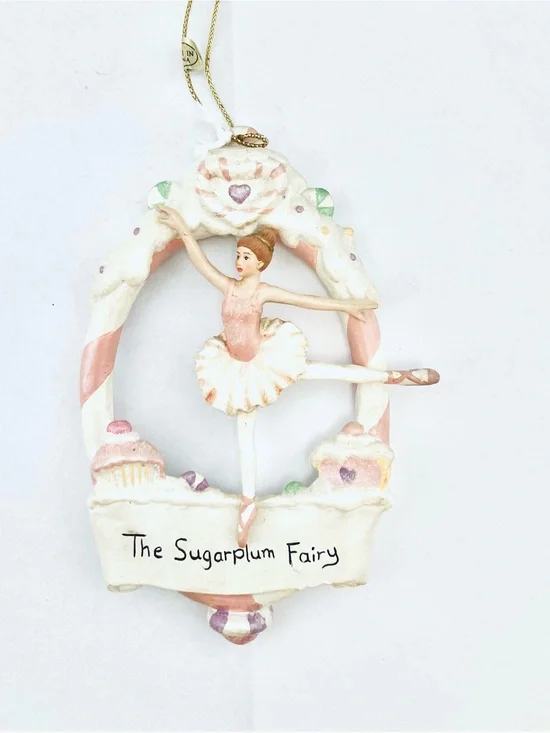 The Sugarplum Fairy Resin Ballerina Ornament Unbranded