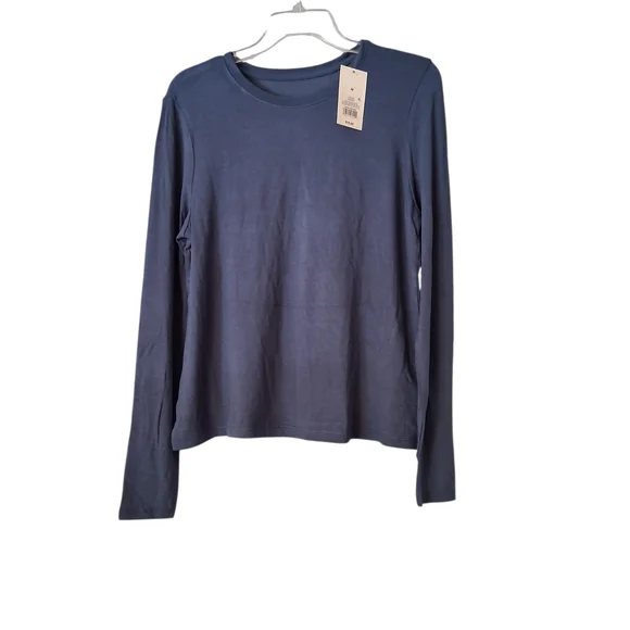 a new day Women's Navy Long Sleeve Sweatshirt