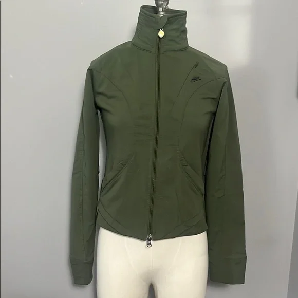 Nike VINTAGE XS Green Tennis Full Zip Jacket
