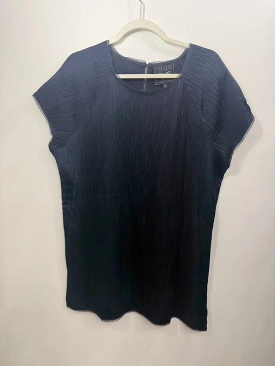 Jade Johnny Was Maritza Tunic top blue size XL.NWT.