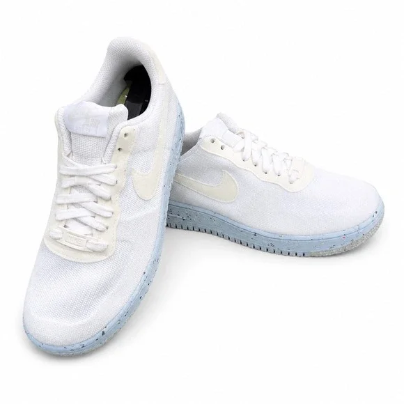 Nike Air Force 1 Crater White Sail Speckled Blue DC7273-100 Womens Size 9