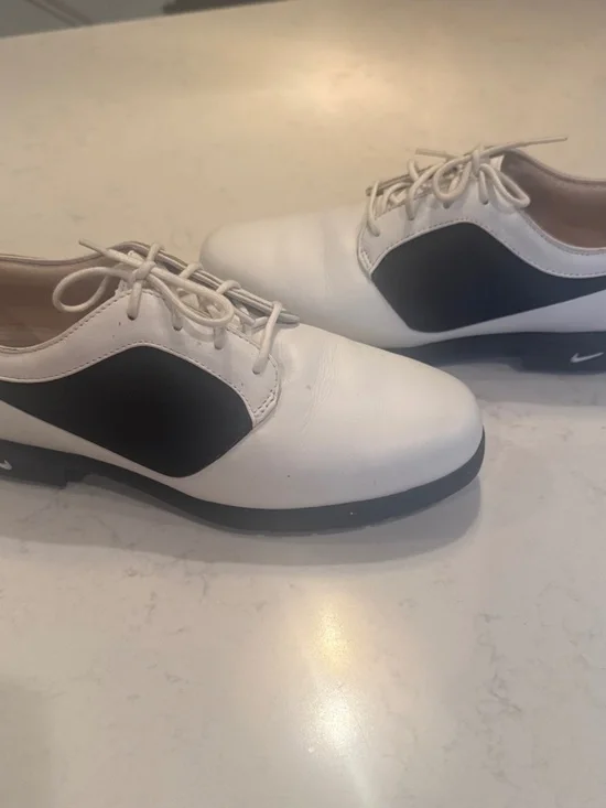 Nike Air Comfort Women's Golf Shoes VERDANA  White Black 7.5